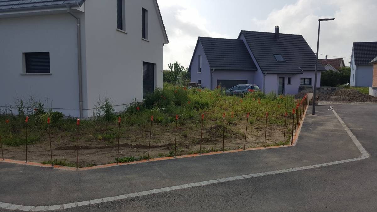 Travaux d&#8217;aménagement extérieur à UNGERSHEIM. Wittenheim