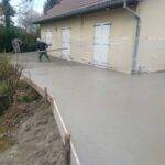 CONFECTION D&#8217;UN DALLAGE BETON POUR CREATION D&#8217;UNE TERRASSE A SAINT LOUIS. Cernay 5